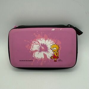 The Simpsons Lisa Simpson Pink 2007 Carry‎ Case Cartridge Holder